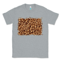 Heather Grey leopard background Classic Tee - BarkalooDesign