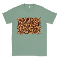 Sage leopard background Classic Tee - BarkalooDesign