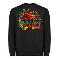 Black national hispanic heritage month Heavyweight Sweatshirt - BundleAndBundleShop