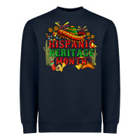 Navy national hispanic heritage month Heavyweight Sweatshirt - BundleAndBundleShop