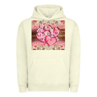 Pigment Pistachio cancer hearts Urban Hoodie - CowGirlArtShop