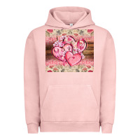Pigment Salmon cancer hearts Urban Hoodie - CowGirlArtShop