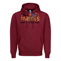 Burgundy this mamas heart is on that court Zipper Hoodie - MaliasSmallBusiness
