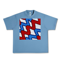 Pebble Blue Glitter 4th Of July Seamless Pattern Urban Heavy Tee - BundleAndBundleShop