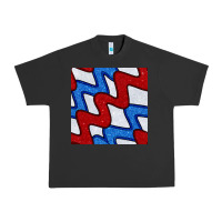 Pigment Black Glitter 4th Of July Seamless Pattern Urban Heavy Tee - BundleAndBundleShop