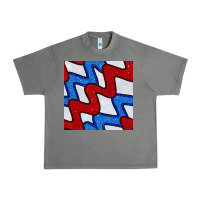 Tornado Glitter 4th Of July Seamless Pattern Urban Heavy Tee - BundleAndBundleShop