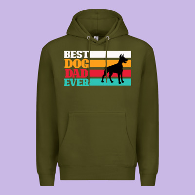 Best Dog Dad Ever Premium Hoodie Designed By Bettercallsaul