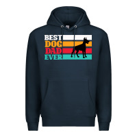 Navy Best Dog Dad Ever Premium Hoodie - Bettercallsaul
