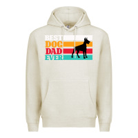Oatmeal Heather Best Dog Dad Ever Premium Hoodie - Bettercallsaul