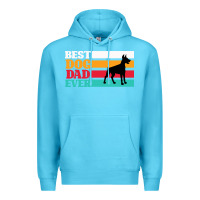Ocean Blue Best Dog Dad Ever Premium Hoodie - Bettercallsaul