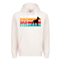Pale Pink Best Dog Dad Ever Premium Hoodie - Bettercallsaul