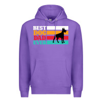 Purple Best Dog Dad Ever Premium Hoodie - Bettercallsaul
