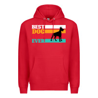 Red Best Dog Dad Ever Premium Hoodie - Bettercallsaul