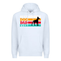 White Best Dog Dad Ever Premium Hoodie - Bettercallsaul