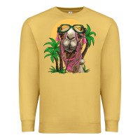 Antique Gold camel with oasis Premium Sweatshirt - BarkalooDesign