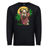Black camel with oasis Premium Sweatshirt - BarkalooDesign