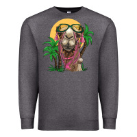 Charcoal Heather camel with oasis Premium Sweatshirt - BarkalooDesign