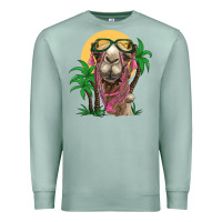 Seafoam camel with oasis Premium Sweatshirt - BarkalooDesign