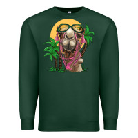 Sports Green camel with oasis Premium Sweatshirt - BarkalooDesign