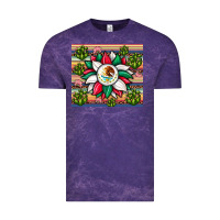 Cloud Purple sunflower mexican flag tumbler Vintage Tee - JahusDesignShop