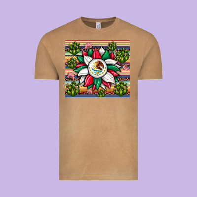 Sunflower Mexican Flag Tumbler Vintage Tee Designed By Jahusdesignshop