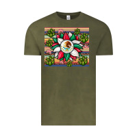 Vintage Olive sunflower mexican flag tumbler Vintage Tee - JahusDesignShop