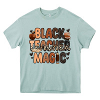 Black Teacher Magic Heavy Core Tee | Teevron