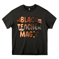 Asphalt black teacher magic Heavy Core Tee - Zillion Design Studio