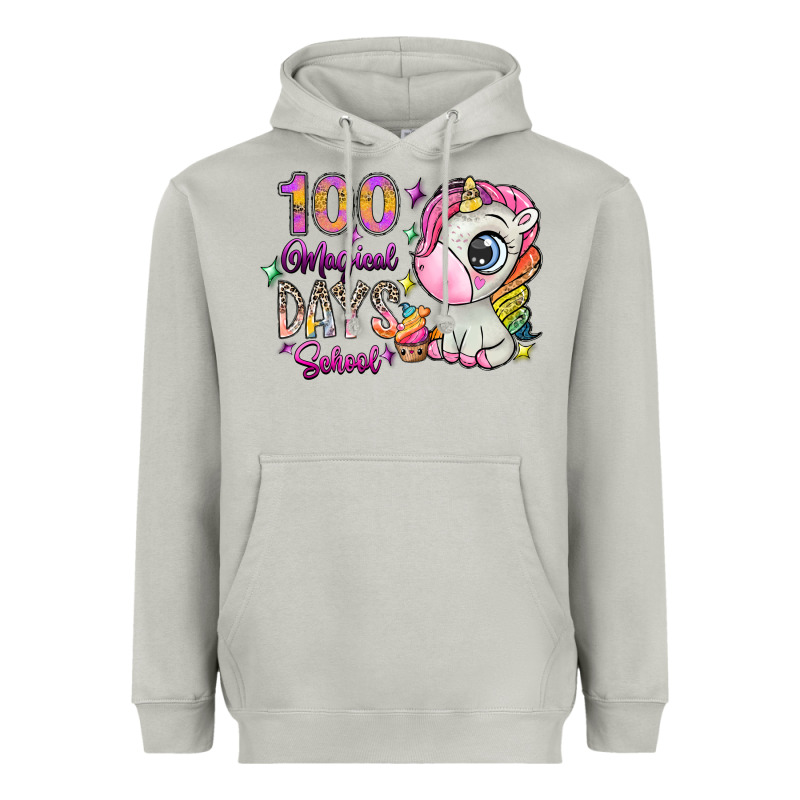 100 Magical Days School Heavyweight Hoodie by SublimationCraftShop | Teevron