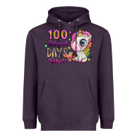 Plum 100 magical days school Heavyweight Hoodie - SublimationCraftShop
