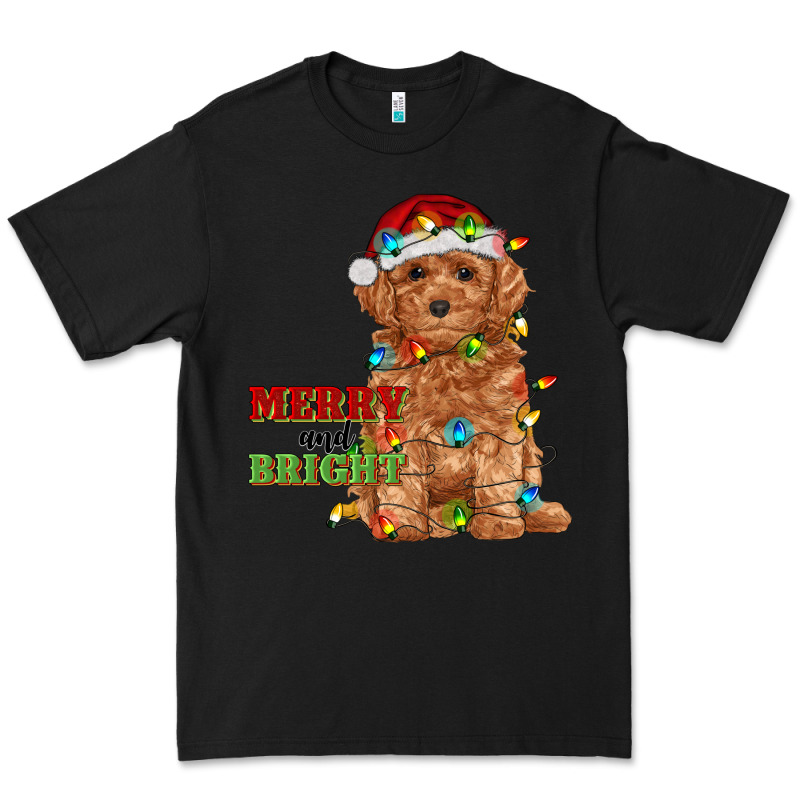 Merry And Bright Toy Poodle Premium Tee by RanaPortraitStore | Teevron