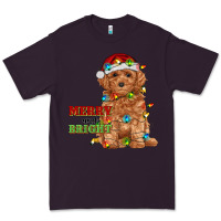 Plum merry and bright toy poodle Premium Tee - RanaPortraitStore