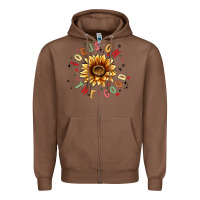 Chestnut focus on the good Zipper Hoodie - MaliasSmallBusiness