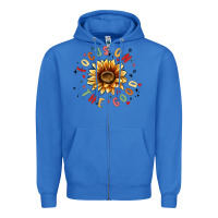 True Royal focus on the good Zipper Hoodie - MaliasSmallBusiness