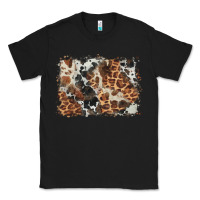 Black cowhide leopard background Classic Tee - BarkalooDesign