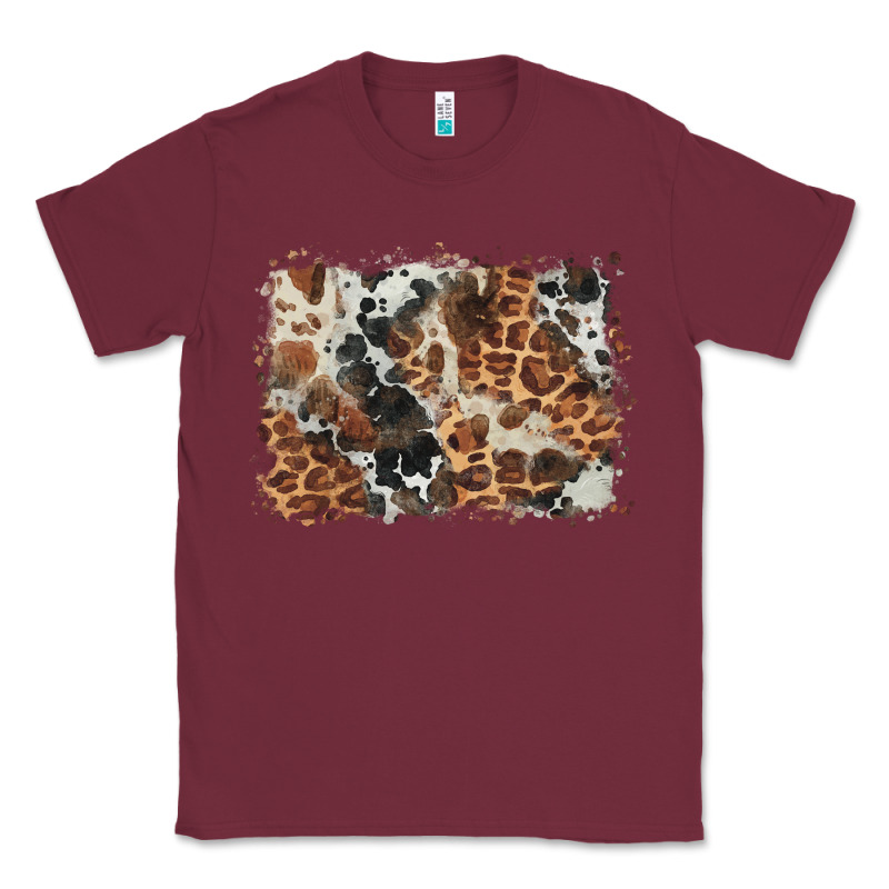 Cowhide Leopard Background Classic Tee by BarkalooDesign | Teevron