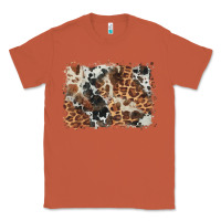 Copper cowhide leopard background Classic Tee - BarkalooDesign
