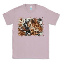 Lilac cowhide leopard background Classic Tee - BarkalooDesign