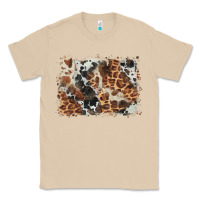 Mushroom cowhide leopard background Classic Tee - BarkalooDesign