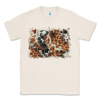 Natural cowhide leopard background Classic Tee - BarkalooDesign