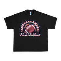 Black football rainbow Urban Heavy Tee - JahusDesignShop