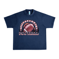 Navy football rainbow Urban Heavy Tee - JahusDesignShop