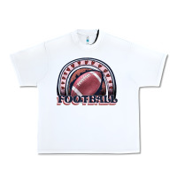 White football rainbow Urban Heavy Tee - JahusDesignShop