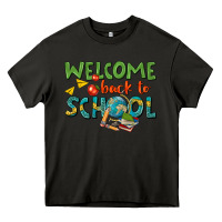 Asphalt welcome back to school Heavy Core Tee - texasbilliewilder