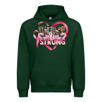 Forest Green brave and strong cancer awareness Urban Hoodie - CowGirlArtShop