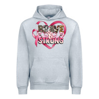 Heather Grey brave and strong cancer awareness Urban Hoodie - CowGirlArtShop