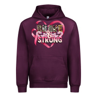 Mauve Wine brave and strong cancer awareness Urban Hoodie - CowGirlArtShop