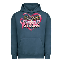 Pigment Midnight Navy brave and strong cancer awareness Urban Hoodie - CowGirlArtShop