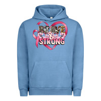 Pigment Pebble Blue brave and strong cancer awareness Urban Hoodie - CowGirlArtShop