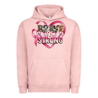 Pigment Salmon brave and strong cancer awareness Urban Hoodie - CowGirlArtShop